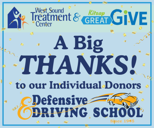 A big THANKS to our individual donors and Defensive Driving School